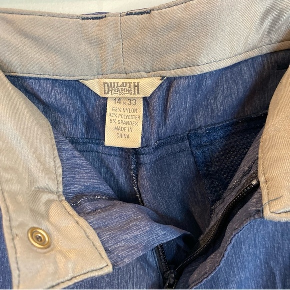 Duluth Trading Company Cargo Pants Navy Blue Womens 14x33 - Picture 5 of 7